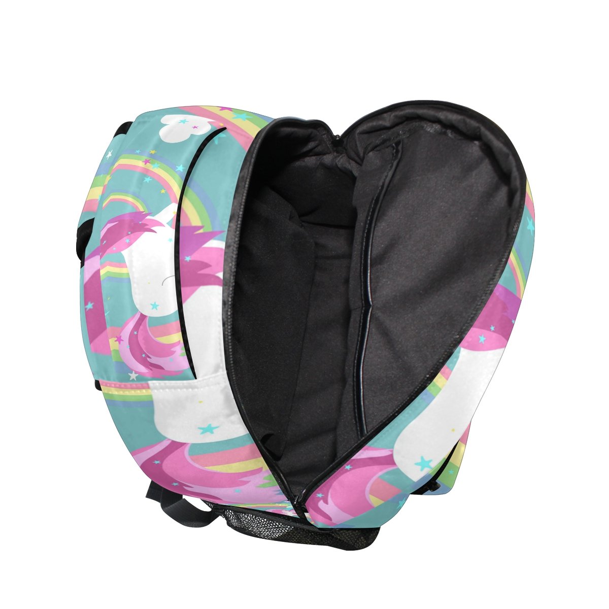 Senya Unicorn Rainbow School Backpack for Boys & Girls - Durable Bookbag & Travel Backpack for Kids - Perfect for School, Day Trips & Outdoor Adventures