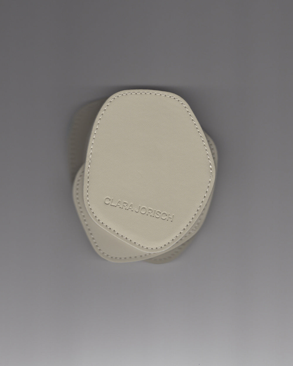 Clara Jorisch Compact Pocket Mirror with Case - Elegant & Portable Makeup Mirror for Touch-Ups, Travel, and Everyday Use
