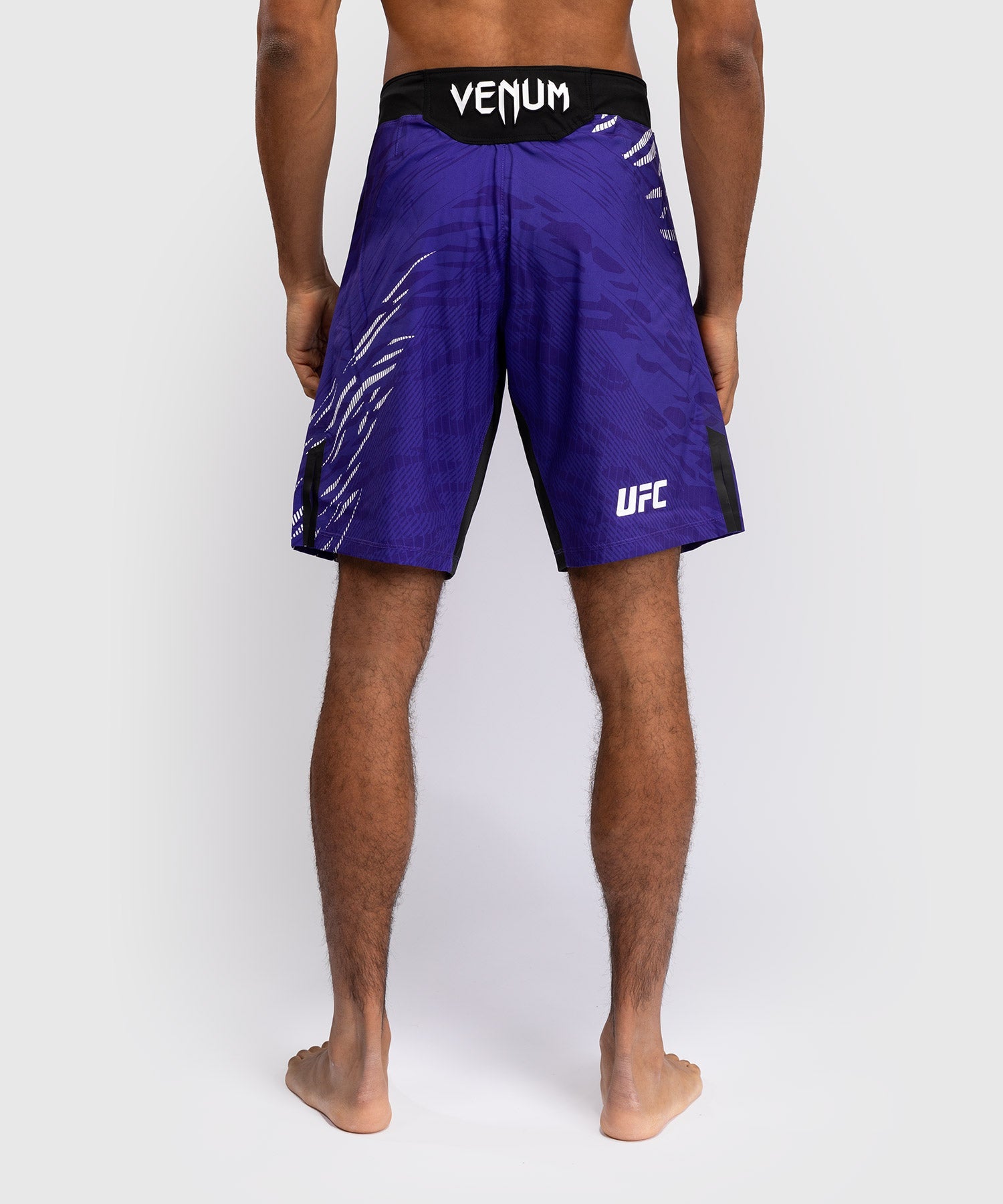Venum UFC Fusion Authentic Men's Fight Night Shorts - Long Fit, Purple - MMA Training & Competition Gear for Fighters