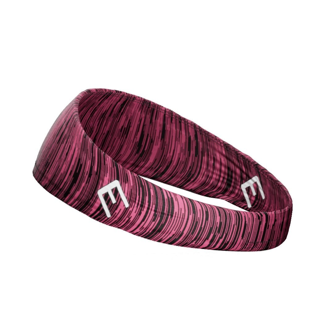 Pink Static Headband for Women - Non-Slip Hair Accessory for Workouts, Yoga, and Everyday Style