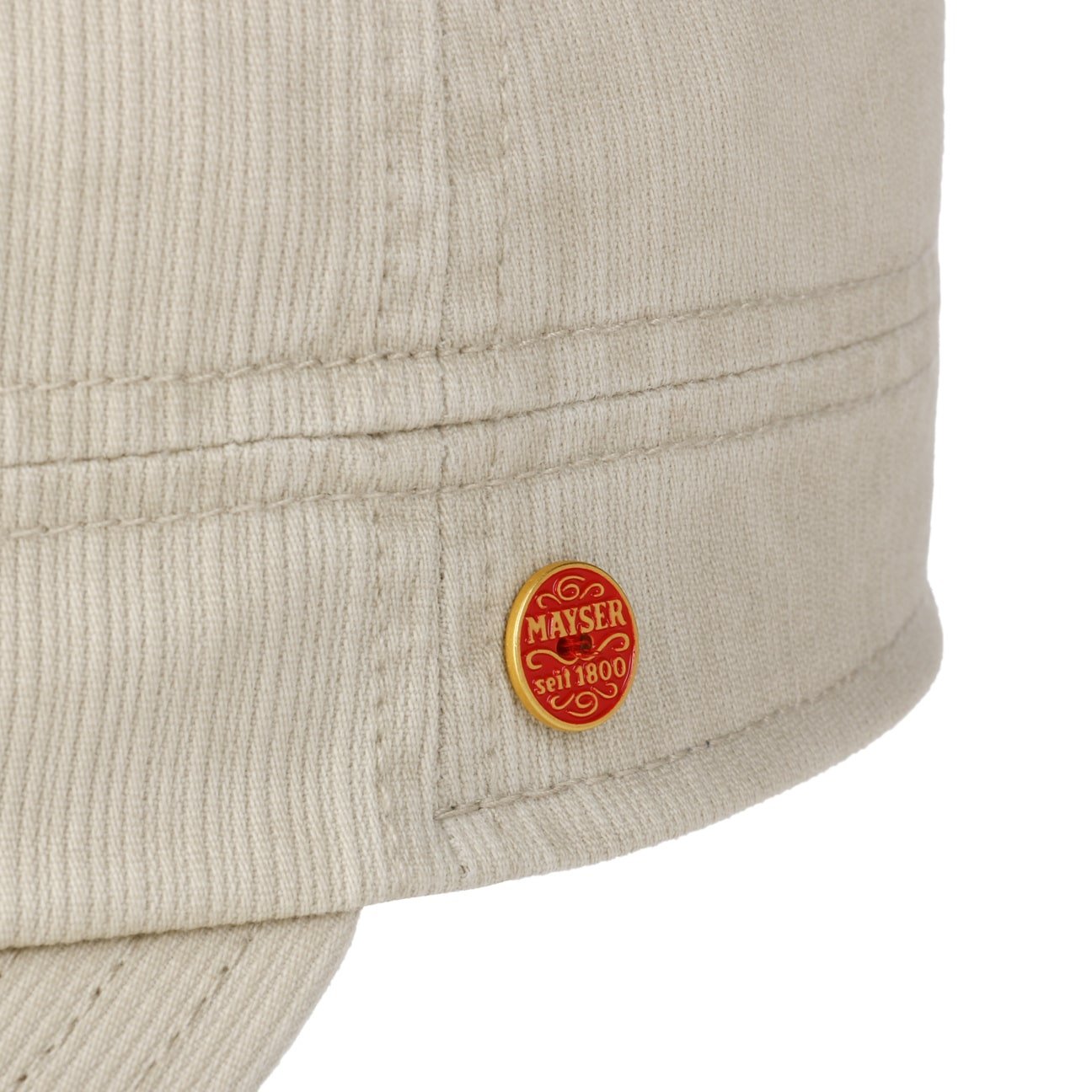Mayser Sun Protect Castro Army Cap - UPF 50+ UV Protection, Adjustable & Breathable for Outdoor Activities, Hiking, and Travel