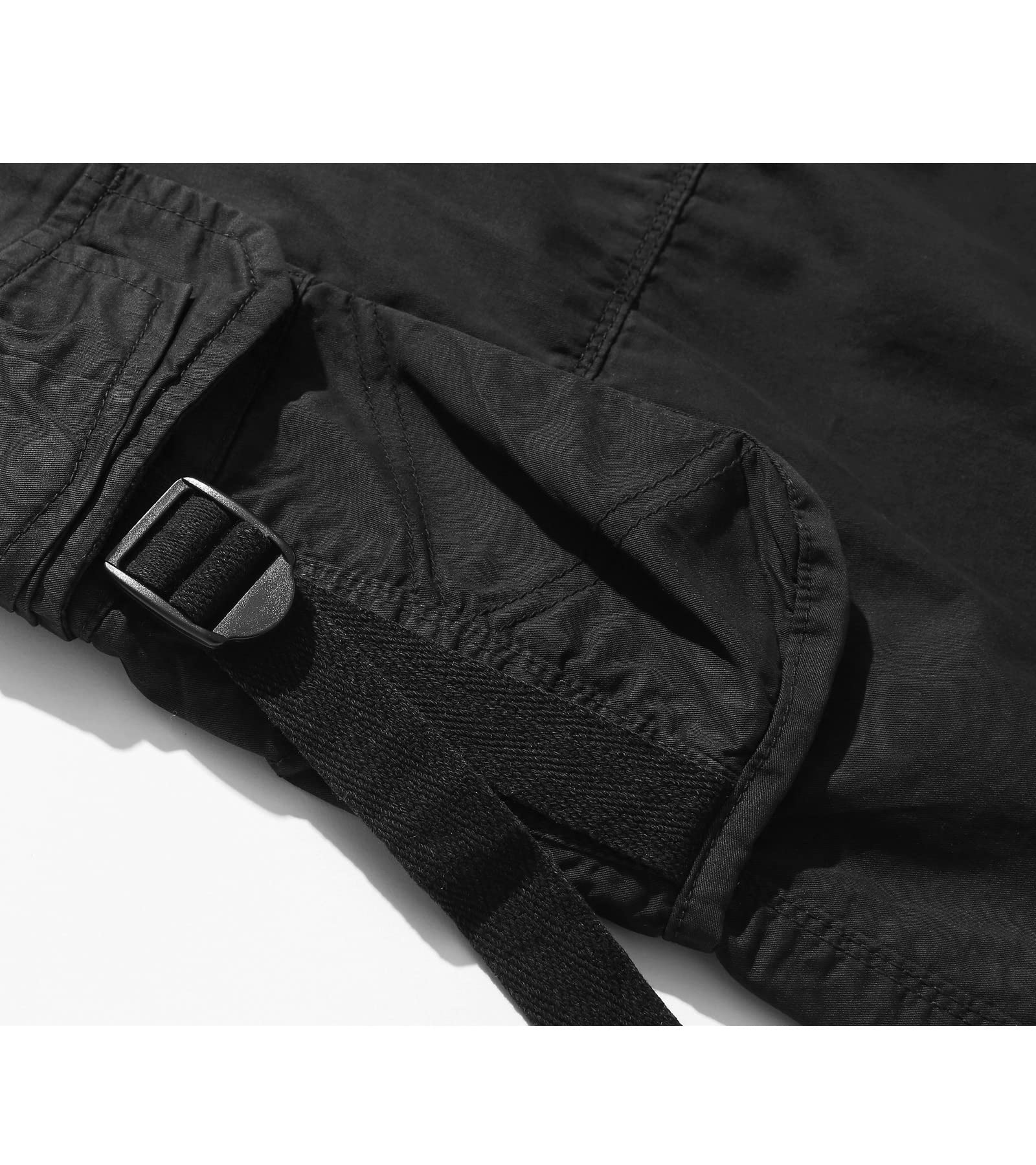 Men's 3/4 Length Cargo Shorts - Below The Knee Casual Outdoor Shorts for Hiking, Travel & Summer Activities
