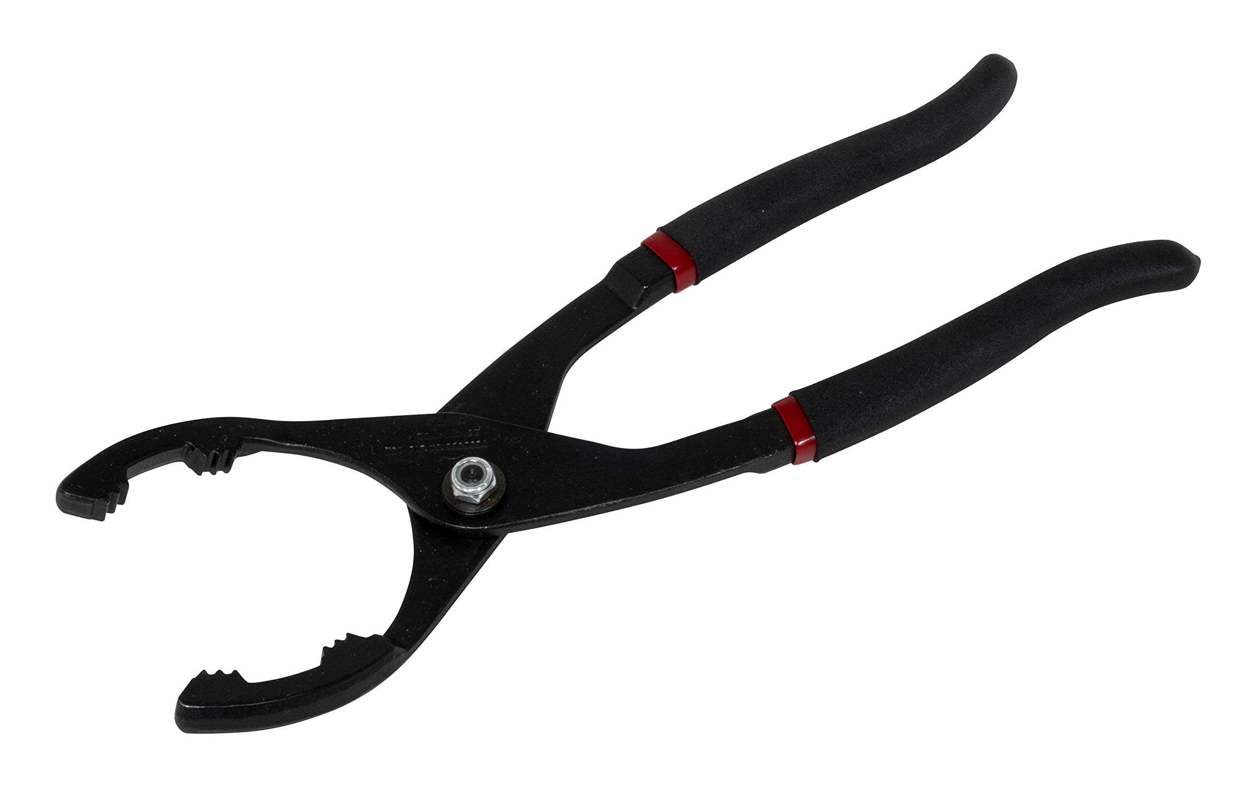 Lisle 50750 Professional Oil Filter Pliers - Heavy Duty Oil Filter Wrench for Easy Removal and Installation - Perfect for Automotive Repair, DIY Mechanics, and Oil Change Services