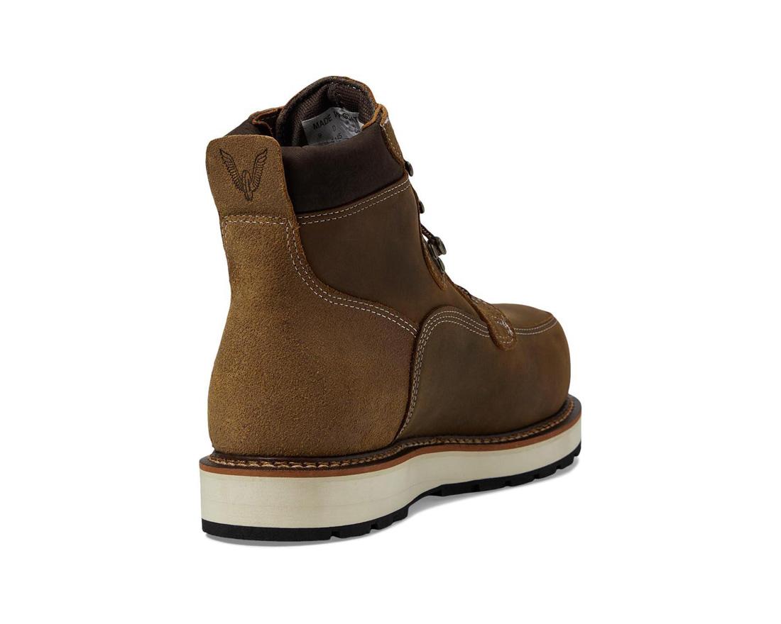 Iron River Series 6 Composite Toe Waterproof Wedge Boot Moc Toe