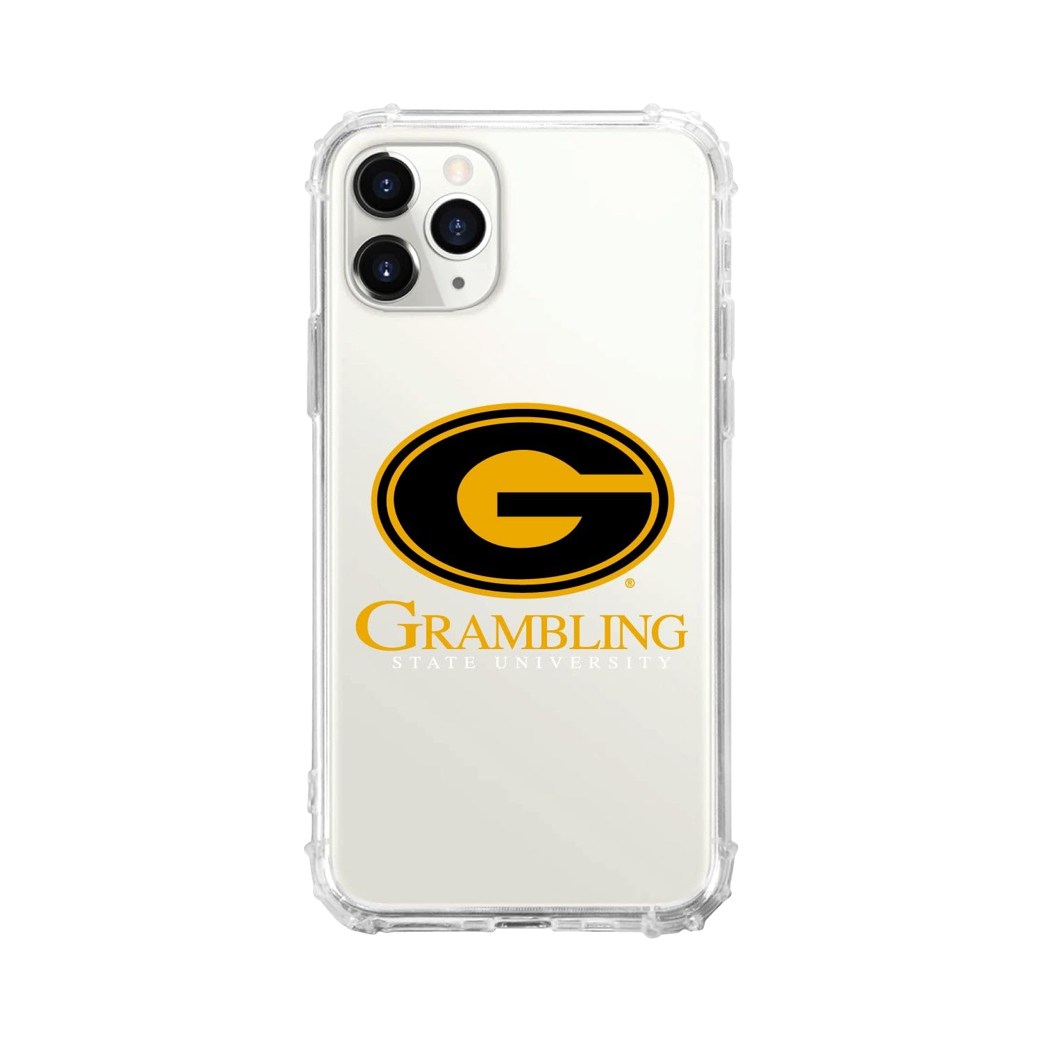 OTM Essentials Rugged Phone Case for iPhone 13 Pro Max - Shockproof Protective Cover with Tough Edge Design | Grambling State University Gifts | Perfect for College Students & Alumni