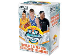 2024-2025 Bowman U Basketball Blaster Box - Collectible Trading Cards for NBA Fans - Perfect for Gifts, Trading, and Sports Memorabilia Collections