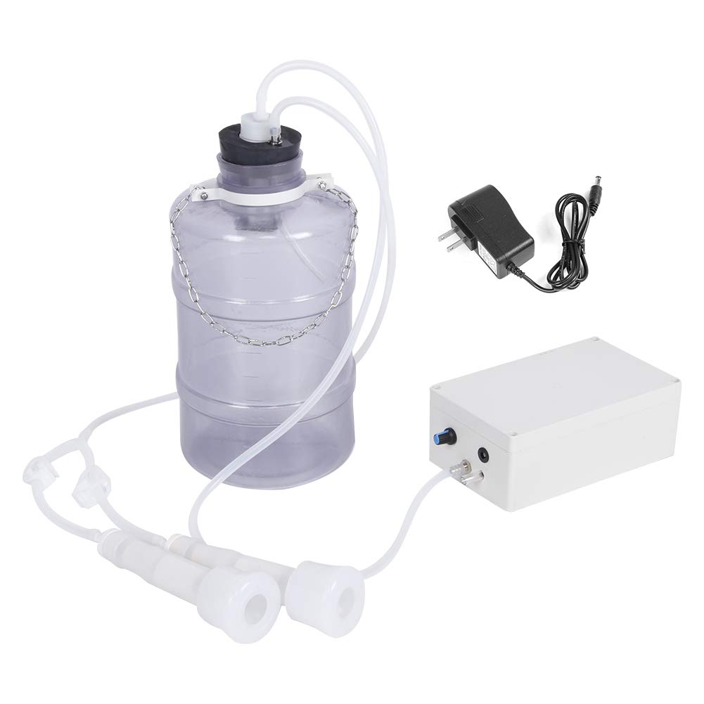 Dioche Electric Cow Milking Machine - Automatic Vacuum Pump Milker with Regulator & Milk Suction Tank | USDA Approved Dairy Equipment for Small Farms & Homesteads | Perfect for Goat, Sheep & Cattle Milking Operations