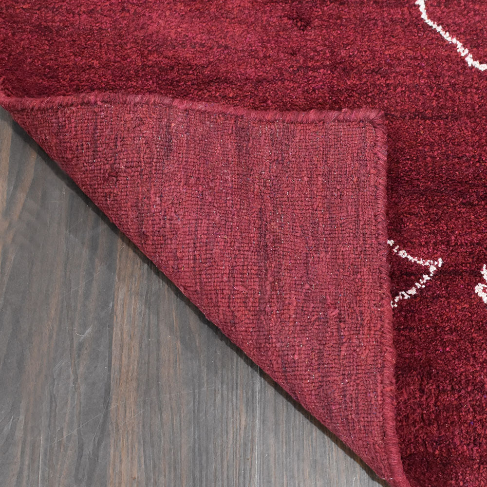 Handmade Reflection Hand Knotted Wool Rug - Bohemian Style Area Rug for Living Room, Bedroom & Home Decor