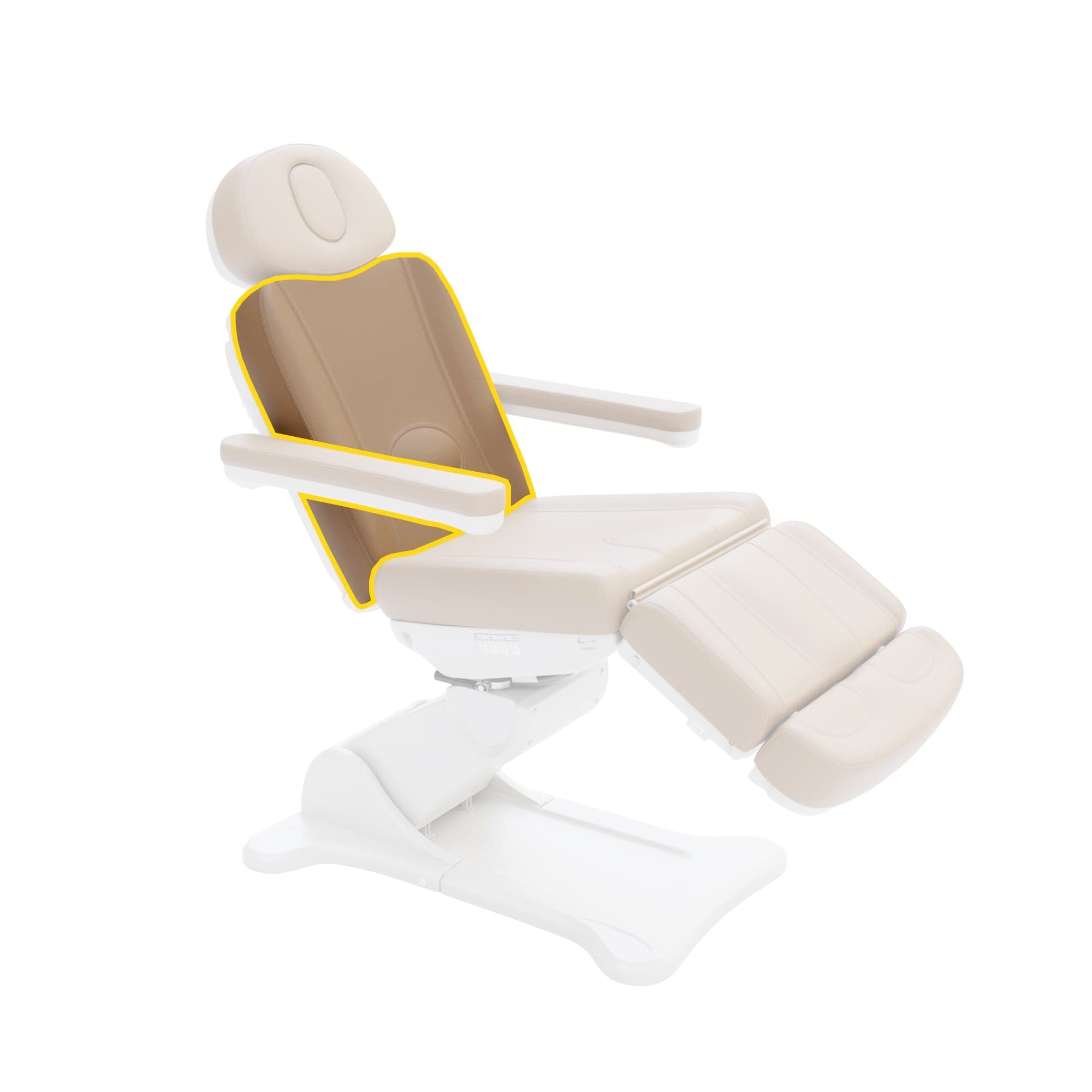 2246B Dental Treatment Chair Backrest Cushion - Ergonomic Support for Patient Comfort | Perfect for Dental Clinics & Medical Offices