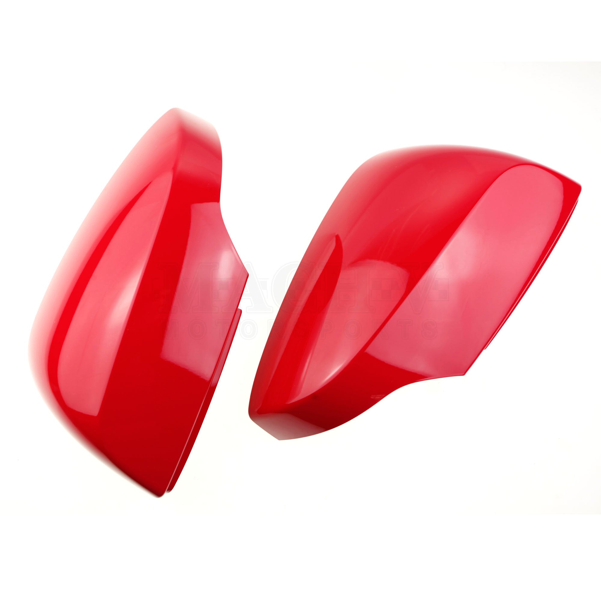 STI Cherry Red Mirror Covers for Subaru WRX STI 2015-2021 Models | Side Mirror Replacement | Enhances Style & Visibility for Daily Driving & Car Shows