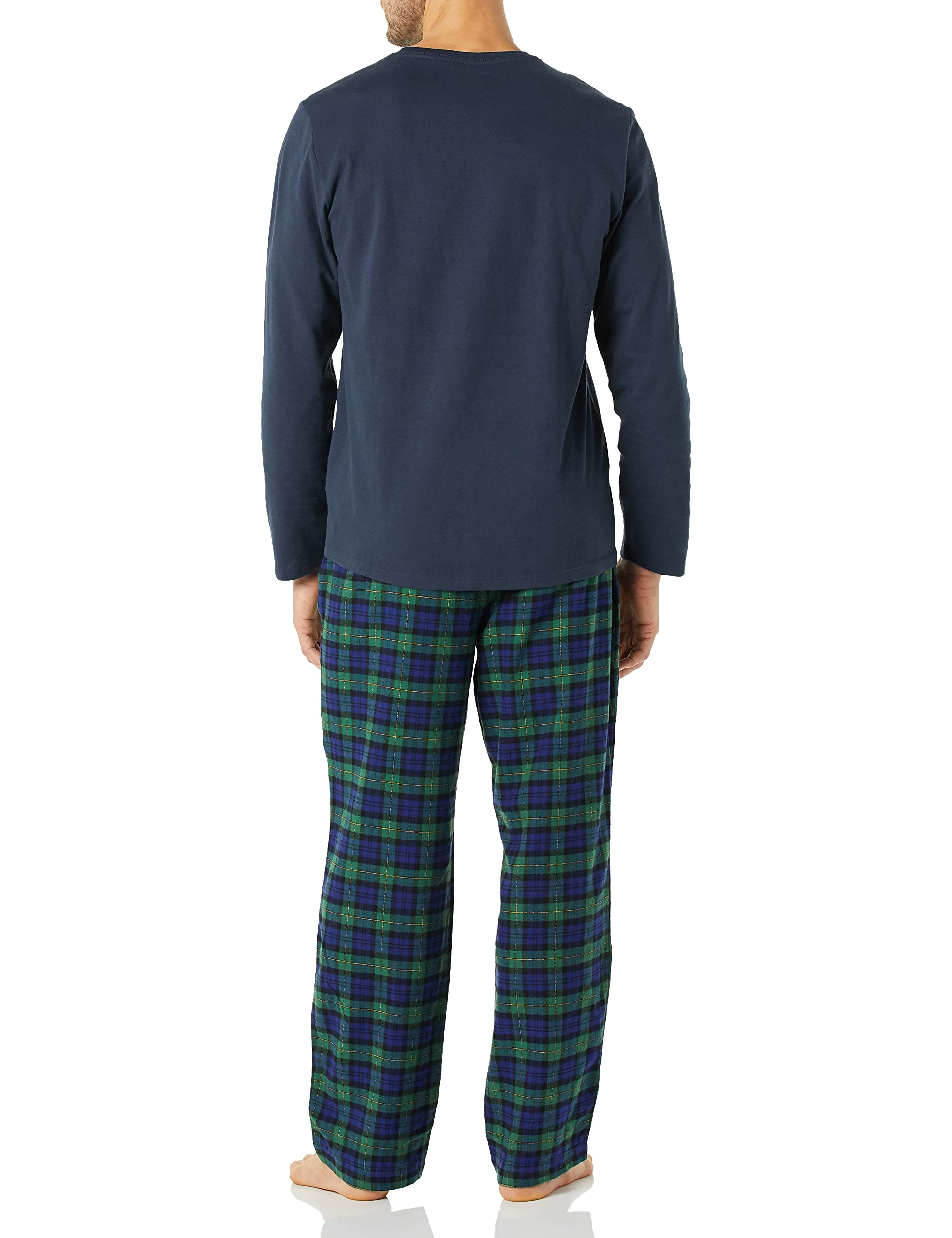 Amazon Essentials Men's Soft Flannel Pajama Set - Cozy Sleepwear for Big & Tall - Perfect for Winter Nights, Lounging & Relaxing at Home