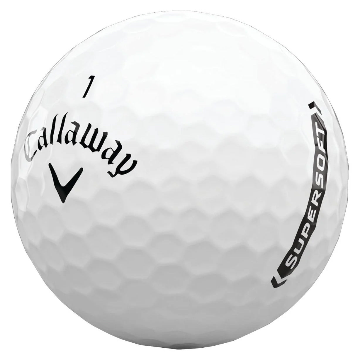 Callaway Supersoft White Golf Balls (12 Pack) - Ultra-Low Compression for Longer Distance & Straighter Shots | Perfect for Beginners & High Handicappers | Ideal for Practice Rounds & Casual Play