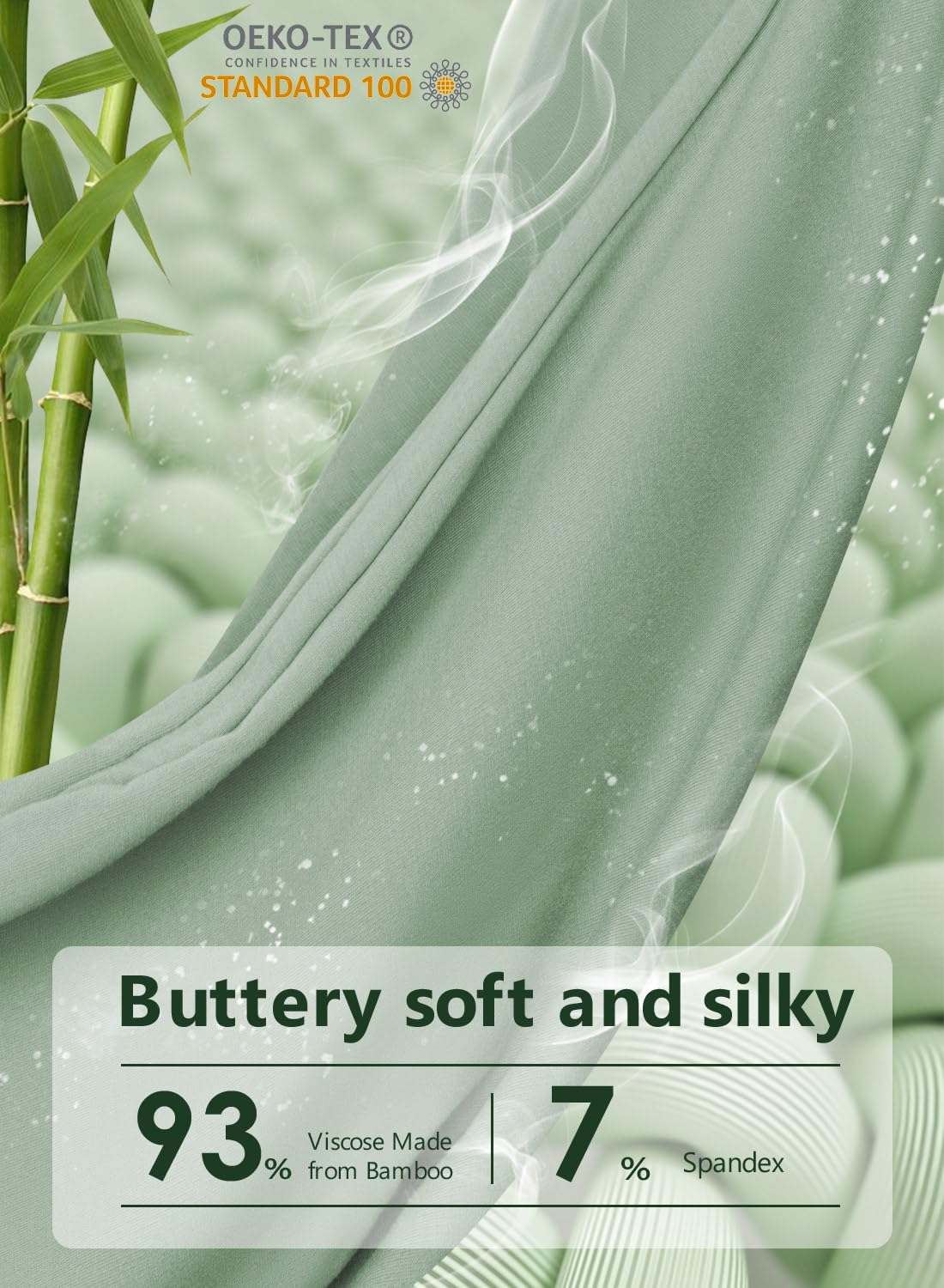 Meiz U-Shaped Pregnancy Pillow - Cooling Maternity Support for Sleeping, Sage Green - Perfect for Comfort During Pregnancy & Nursing