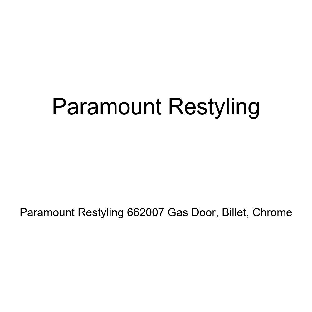 Paramount Restyling 662007 Billet Chrome Gas Door - Premium Replacement Fuel Door for Trucks & SUVs - Enhances Vehicle Style & Protection