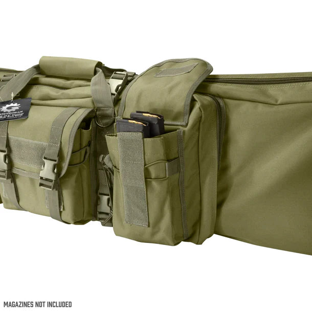 Barska BI12322 Loaded Gear 45 Tactical Rifle Bag - OD Green RX 200 - Durable Military Backpack for Hunting, Shooting Range & Outdoor Adventures