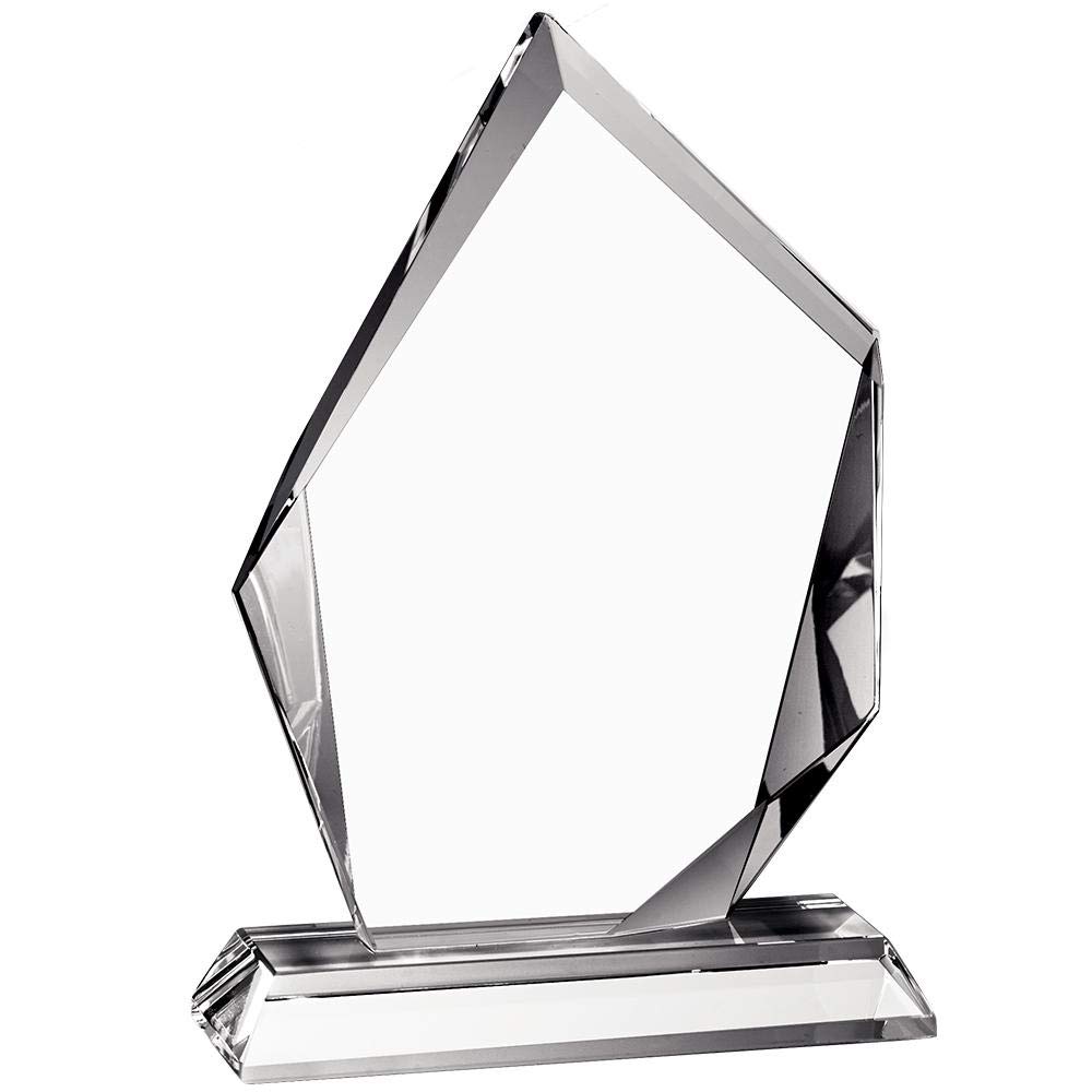 5 Years of Service Apex Crystal Award - 6 Inch Custom Engraved Employee Recognition Trophy with Free Engraving | Perfect for Work Anniversaries, Corporate Awards & Retirement Gifts