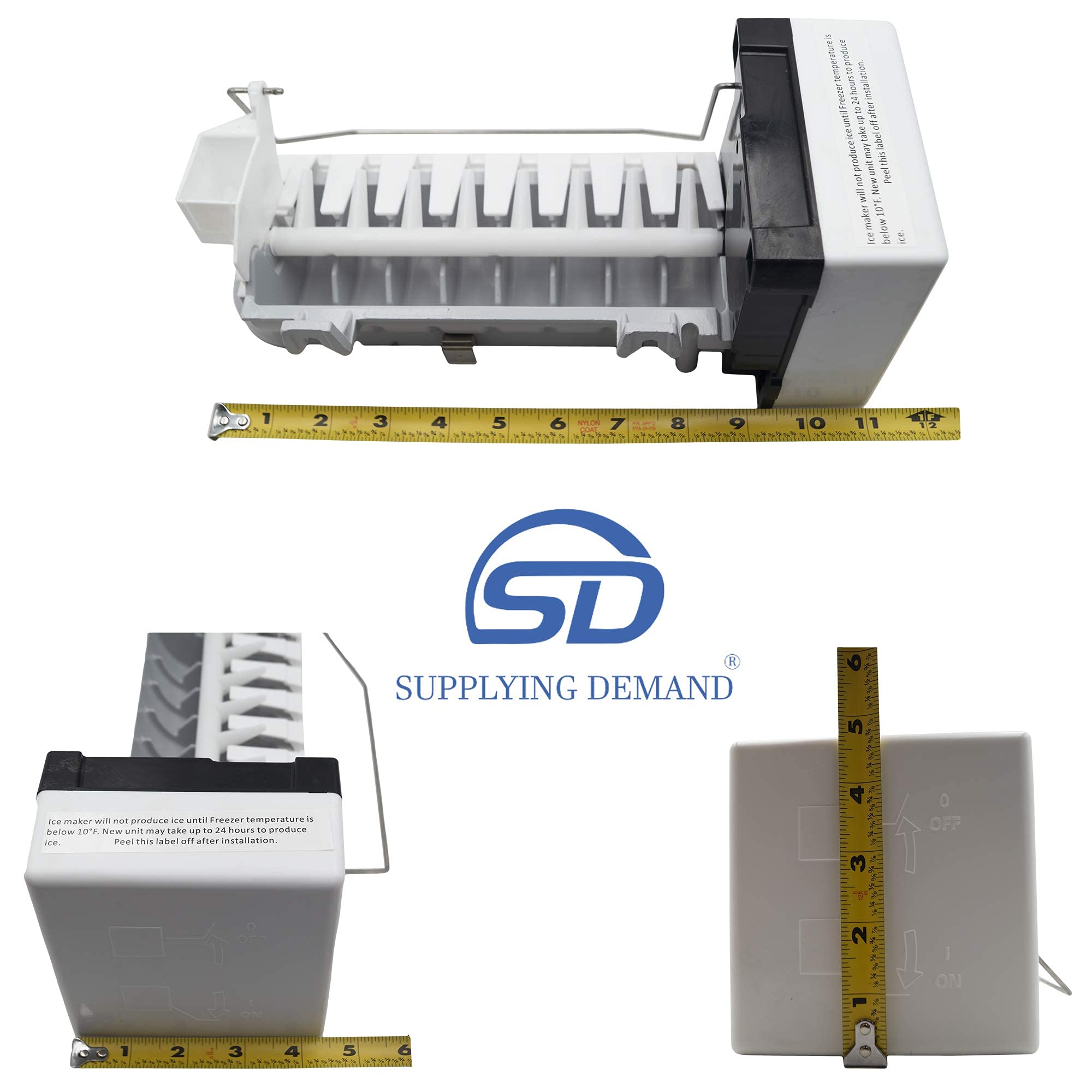 D7824706Q 10549201 10563707 Refrigerator Ice Maker Replacement - Compatible with Specific Models (Not Universal) - Perfect for Kitchen Appliance Repair & Home Maintenance