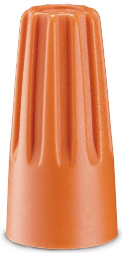 100-Pack Orange Wire Connectors - Ideal for Electrical Wiring, DIY Projects, and Home Repairs - UL Listed & Weatherproof