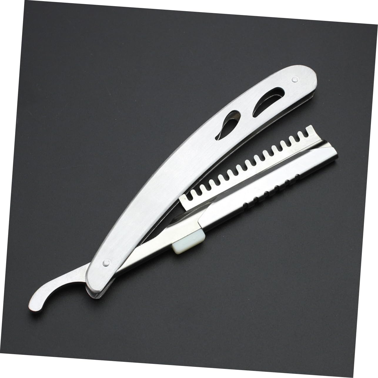 Premium Stainless Steel Razor Holder for Men - Barber Shaving Blade Organizer - Perfect for Home Grooming, Salon Use & Travel Accessories