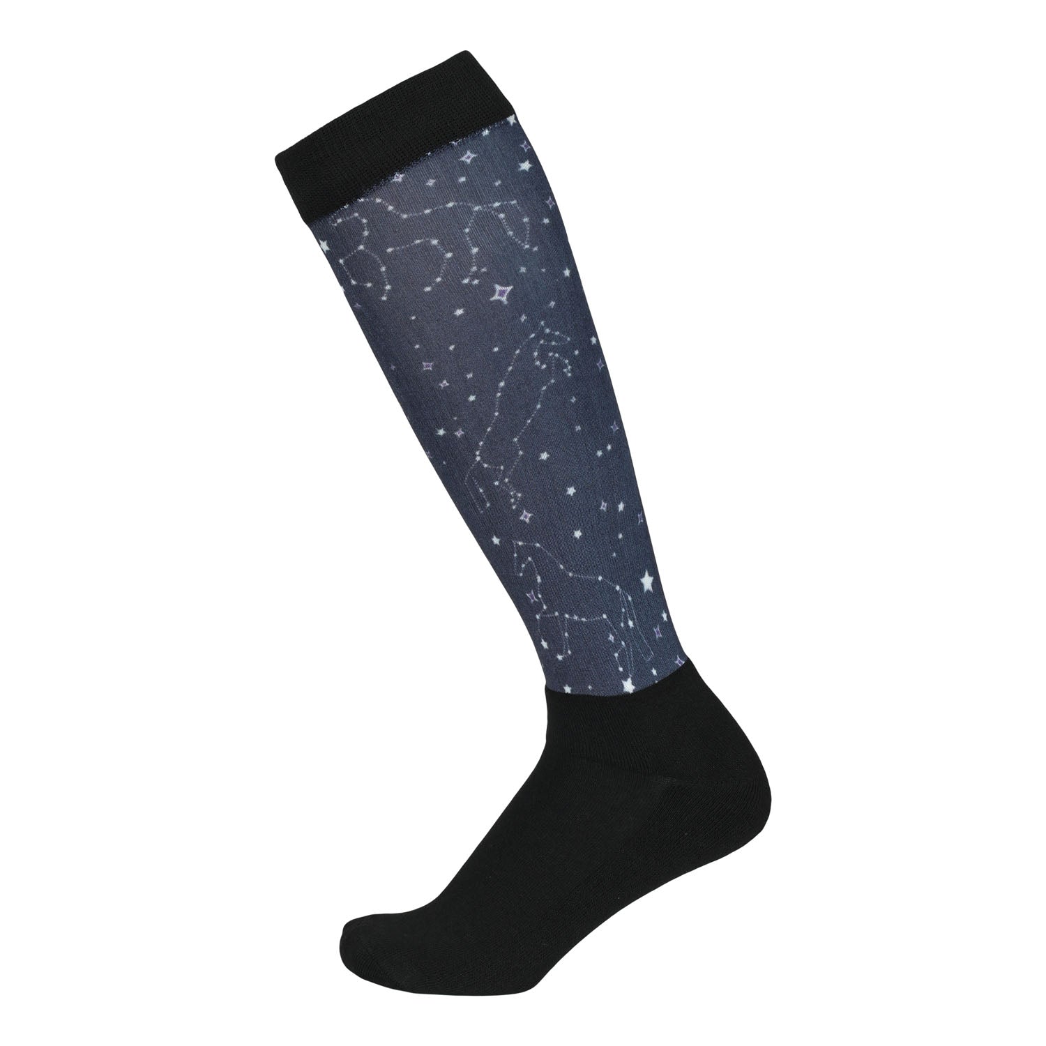 Dapplebay Women's Slick Boot Socks with Constellation Design - Cozy Winter Socks for Boots, Ankle Boots & Snow Boots - Perfect for Hiking, Outdoor Activities & Cold Weather Fashion