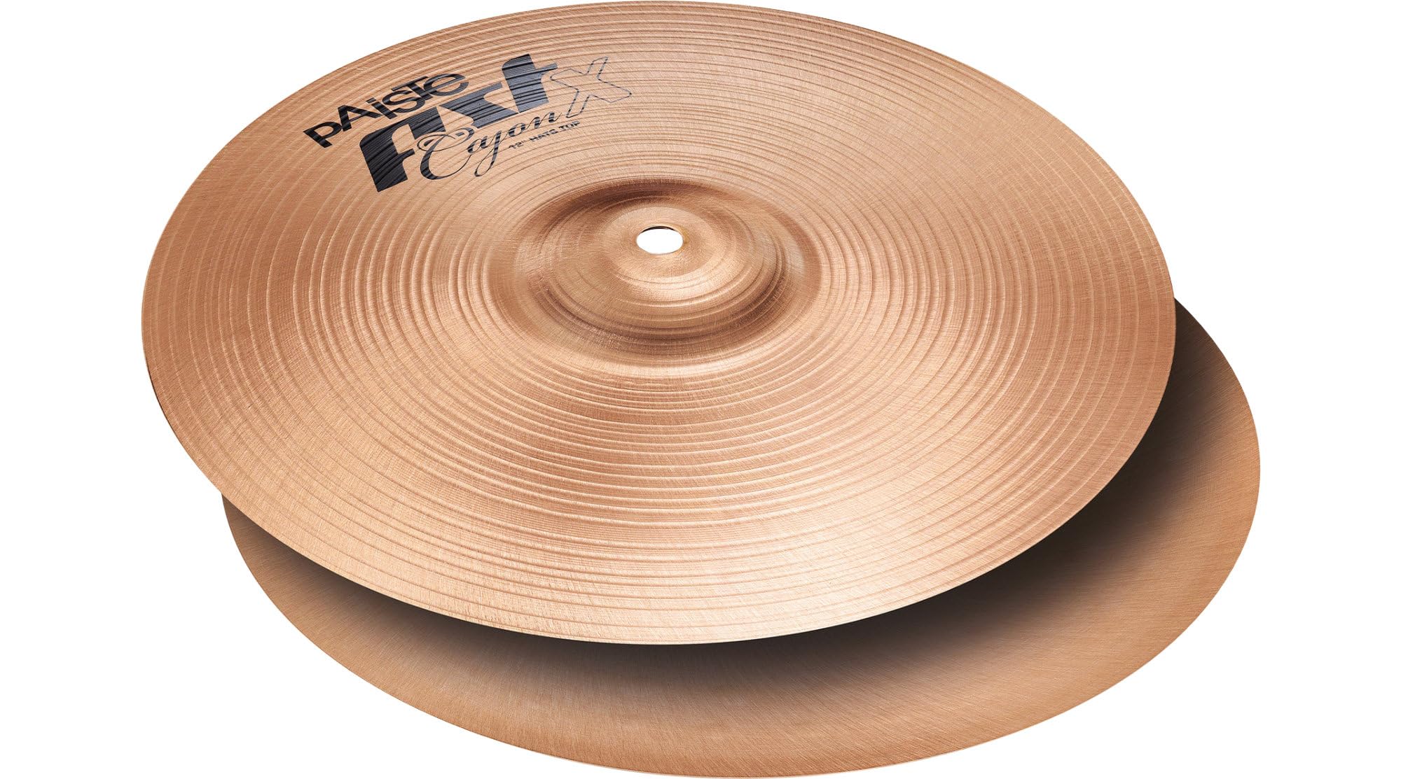 Paiste 12 Inch PST X Cajon Hi-Hat Cymbals - Premium Drum Accessories for Live Performances & Studio Recording