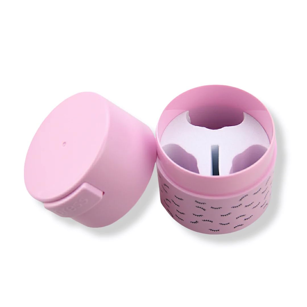 Airtight Adhesive Storage Jars with Lids - Pink Glass Food Containers for Kitchen Pantry Organization, Spices, Dry Goods & Baking Supplies | Perfect for Home, Office & Restaurant Use