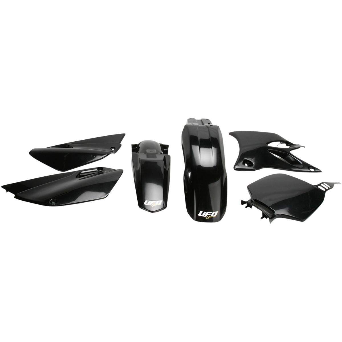 UFO YAKIT306-001 Complete Body Kit for Yamaha YZ85 2002-2006 Dirt Bike - High-Quality Black Plastic Replacement Set - Perfect for Off-Road Racing & Motocross Performance Upgrades