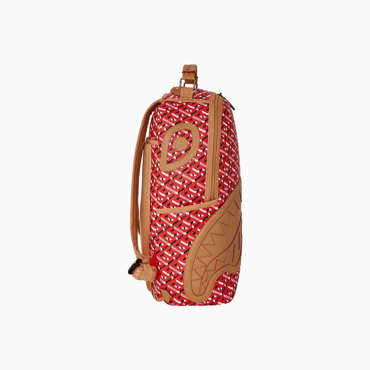 Sprayground 3 Dsg Backpack B5432 Red - Durable Laptop Backpack for School, Travel & Work - Water Resistant College Backpack with USB Charging Port