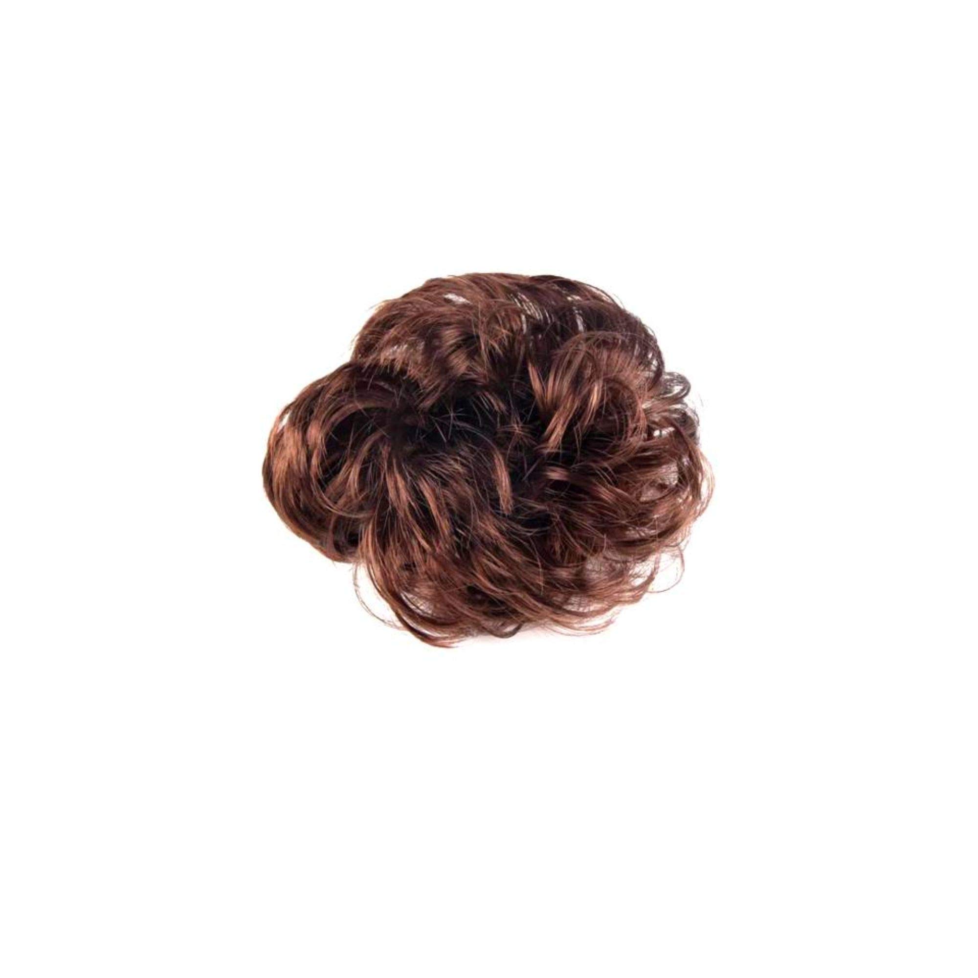 CHANDERKASH Juda Rubber Band Bun Hair Extension for Women - Seamless Hair Accessories for Ponytails, Buns & Updos - Perfect for Weddings, Parties & Everyday Styling