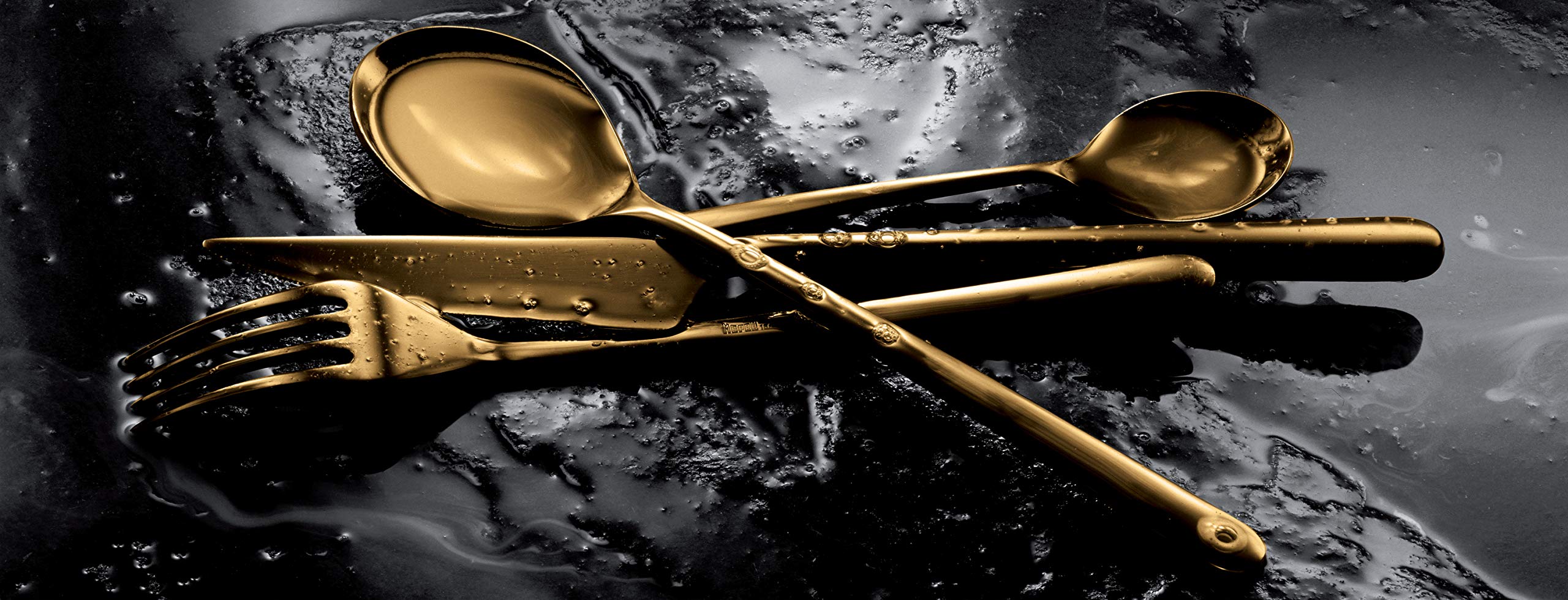 MEPRA Metallic Party Supplies - Premium Disposable Tableware for Birthday, Wedding & Holiday Celebrations - Elegant & Shiny Decorations for Festive Events