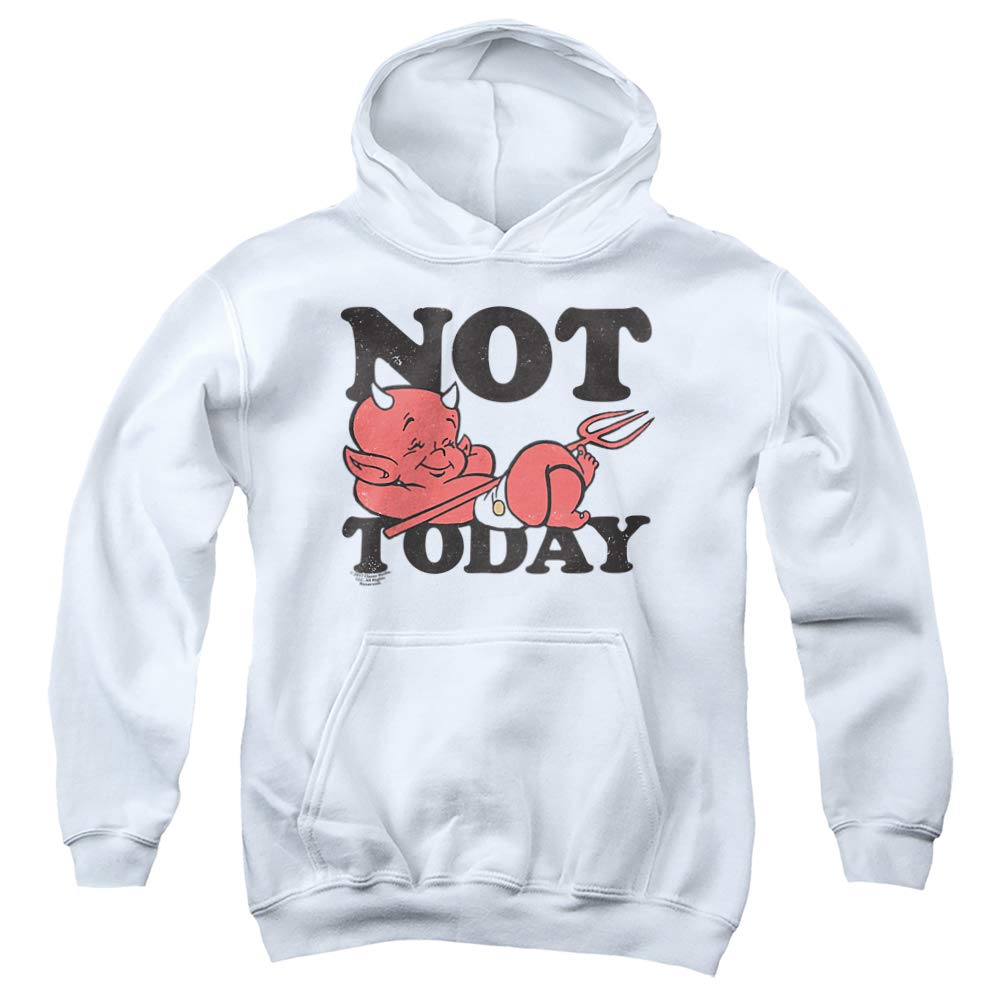 Trevco Hot Stuff Not Today Unisex Youth Pullover Hoodie - Comfortable & Stylish Sweatshirt for Teens, Boys & Girls - Perfect for School, Casual Wear & Everyday Outfits