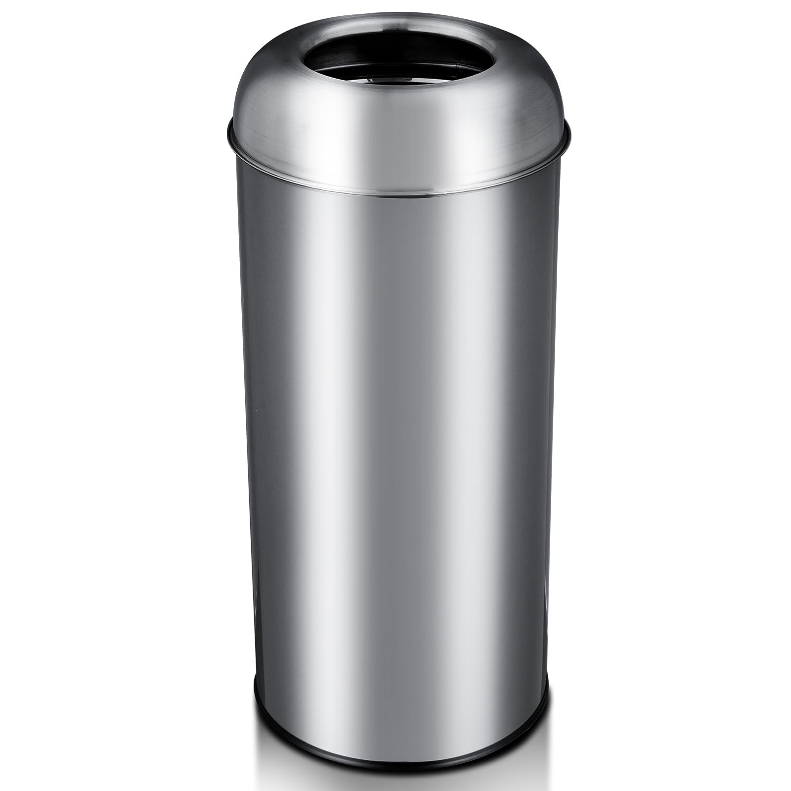 **GARVEE 17 Gallon (65L) Heavy Duty Commercial Trash Can - Brushed Stainless Steel Open Top Waste Bin for Kitchen, Office, Restaurant & Restroom | Durable Outdoor & Indoor Use**    *(Perfect for high-traffic areas like kitchens, break rooms, hospitals, and public spaces – resists rust and odors for long-lasting performance.)*