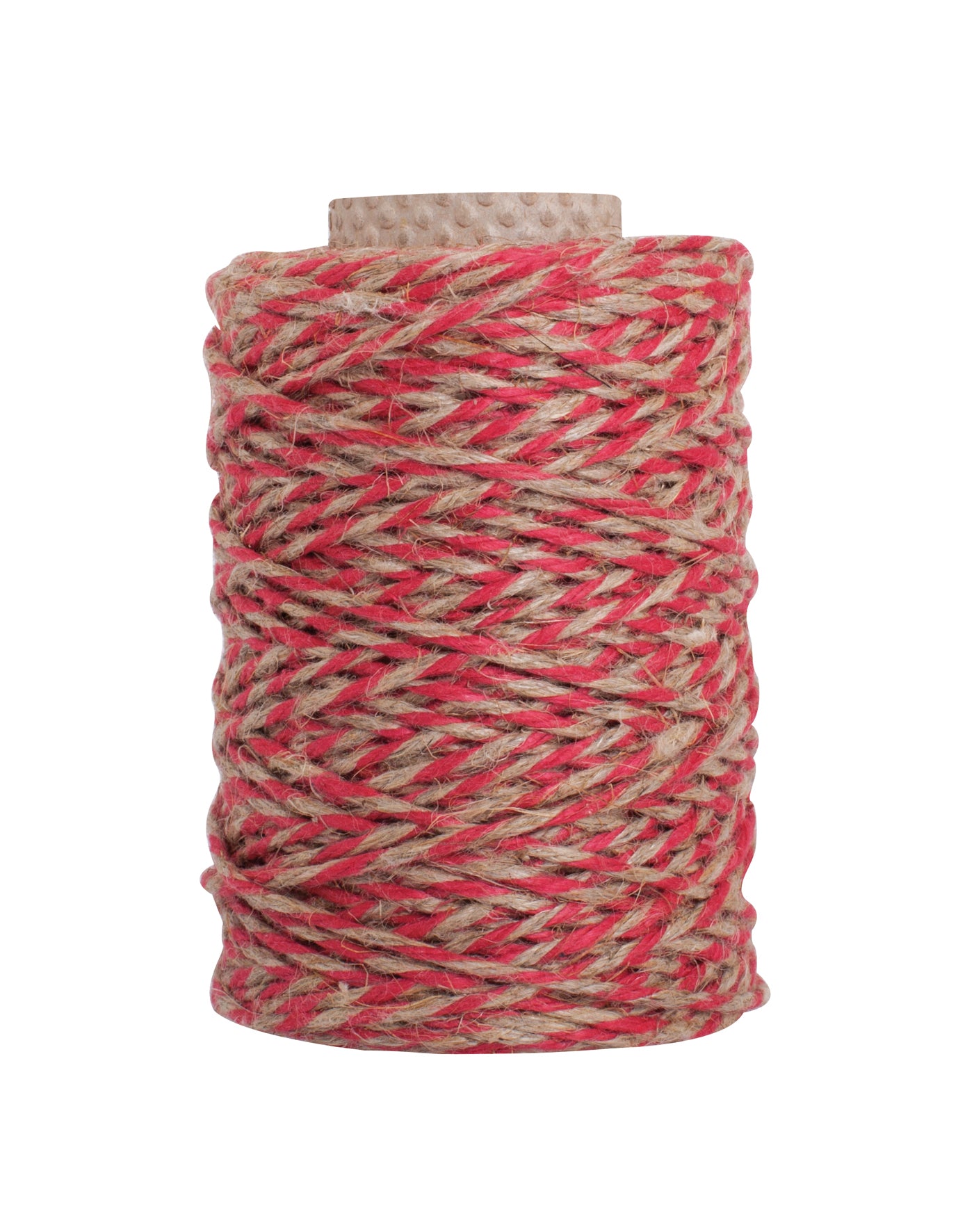 Premium Kitchen Twine - Red & Natural Cotton String (55m Roll) for Cooking, Baking, Roasting & Crafting - Ideal for Tying Meats, Bundling Herbs & DIY Projects