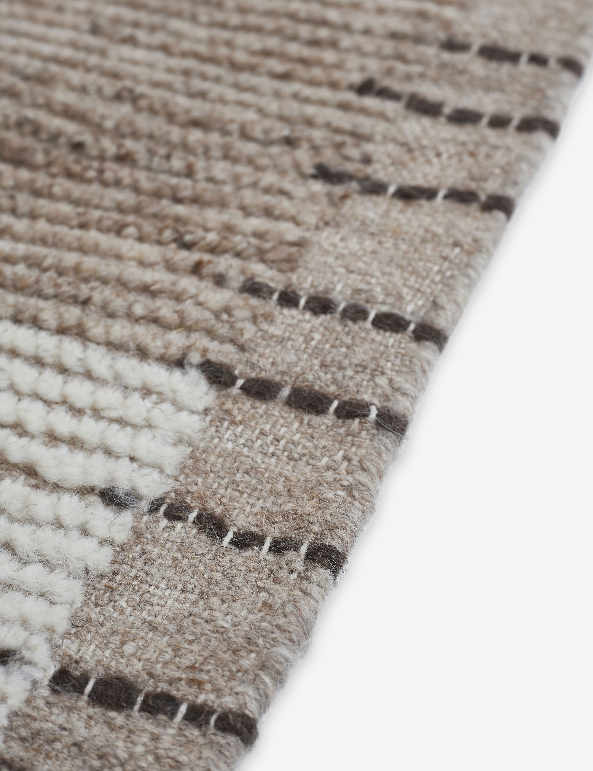 Elan Byrd Abode Rug Swatch 18x18 Inches - Soft Area Rug Sample for Living Room, Bedroom & Office Decor | Neutral Home Textile Swatches