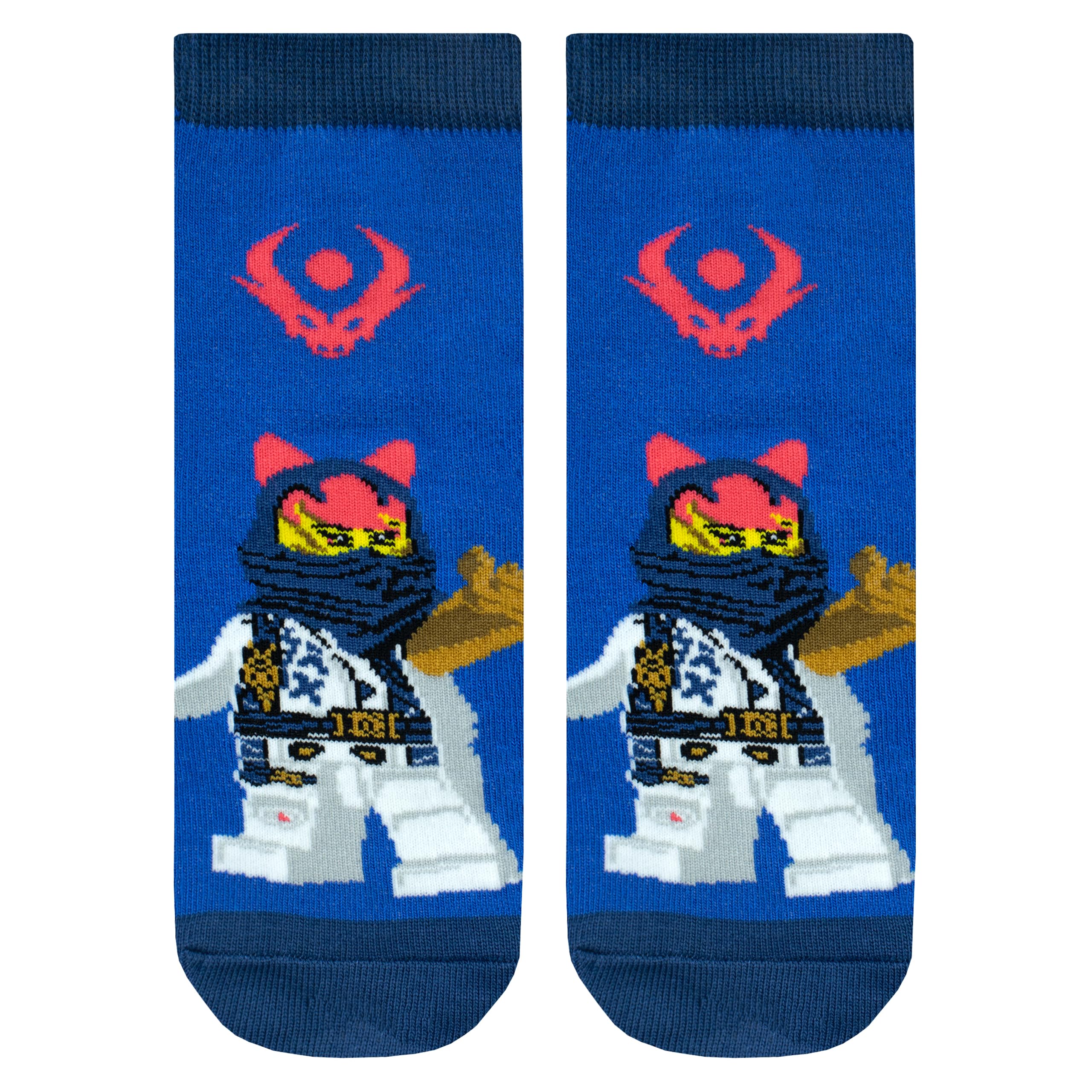 LEGO Ninjago Boys Socks 3 Pack - Cotton Ankle Socks for Kids | Comfortable Play Socks | Perfect for School, Sports & Ninja Costume Play