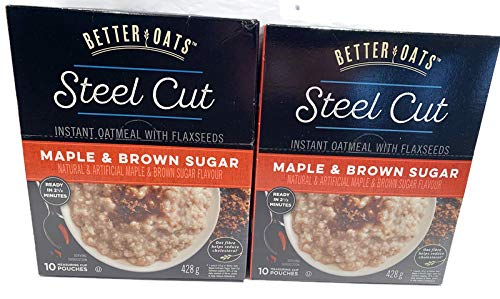 Better Oats Black Box with Red - Premium Steel Cut Oats for Healthy Breakfast & Snacks - Perfect for Smoothies, Baking, and Quick Meals