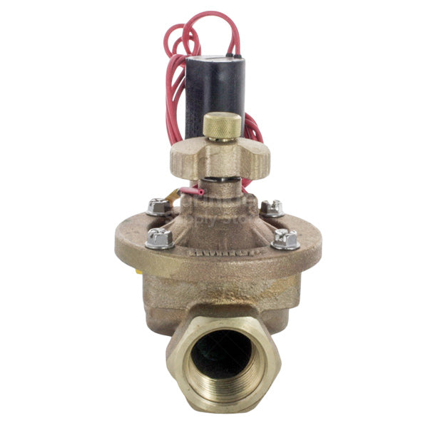 Hunter IBV101GFS 1 Inch Brass Globe Valve with Filter Sentry - Ideal for Plumbing, Water Filtration Systems, and Industrial Applications
