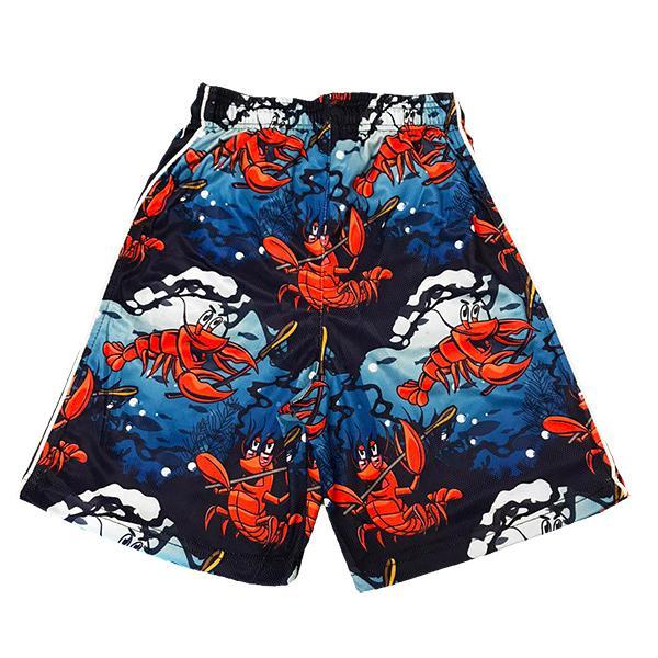 Men's Funny Lobster Attack Graphic T-Shirt - Casual Summer Short Sleeve Tee for Beach Parties & Festivals