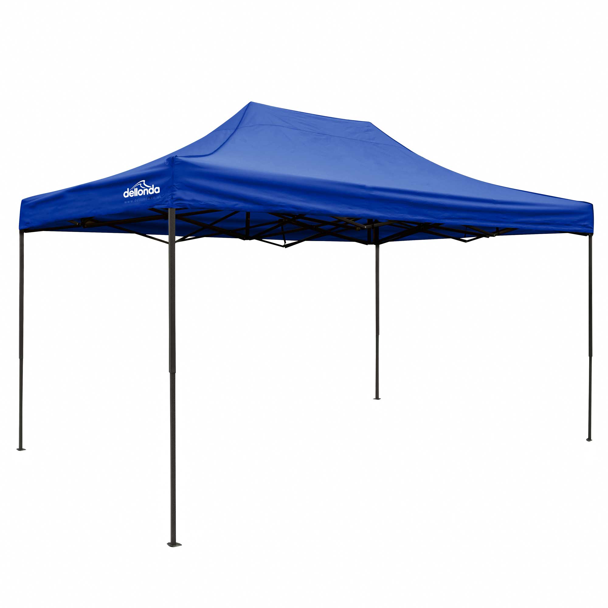 Premium 3x4.5m Waterproof Pop Up Gazebo with Carry Bag, Stakes & Weight Bags - Blue (DG135) for Outdoor Parties, Camping & Beach Events