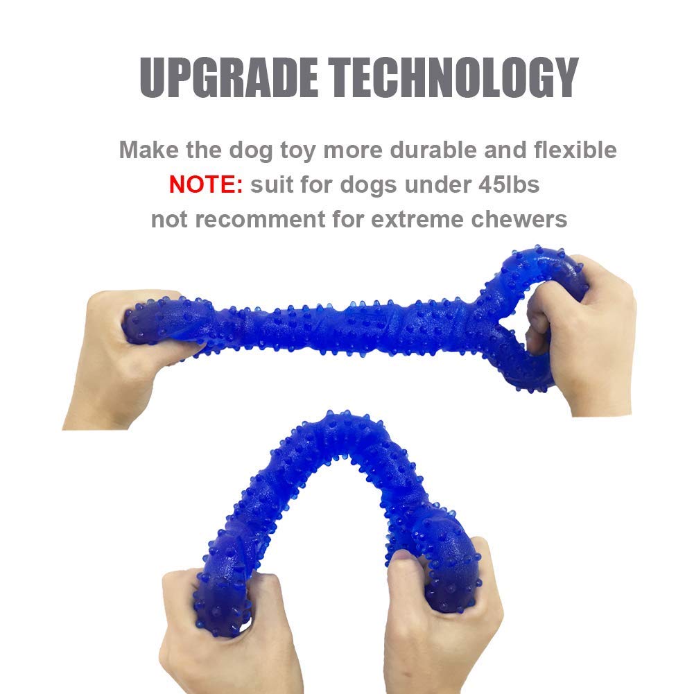 Durable 13-Inch Extra Large Dog Chew Toy - Bone-Shaped Aggressive Chewer Tug Toy with Convex Design for Medium & Large Dogs | Teeth Cleaning & Dental Health | Perfect for Playtime, Training & Stress Relief