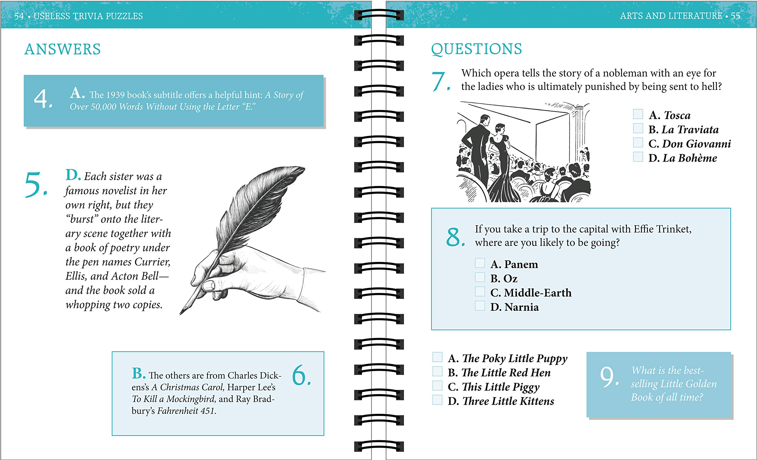 Brain Games Trivia - Fun & Challenging Useless Trivia Questions for Parties, Family Game Nights & Brain Training