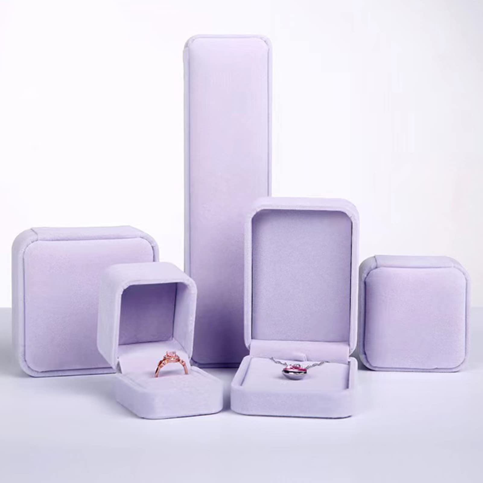 FAYADA Velvet Jewelry Storage Box - Elegant Bracelet Bangle Gift Display Case for Wedding, Proposal, Birthday & Anniversary | Perfect for Jewelry Organizing, Bridal Party Gifts & Special Occasion Presentation