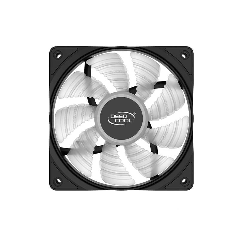 Deepcool RF120 120mm Blue LED Computer Case Fan - High Airflow Cooling for PC Gaming, Workstation & Home Office Setup