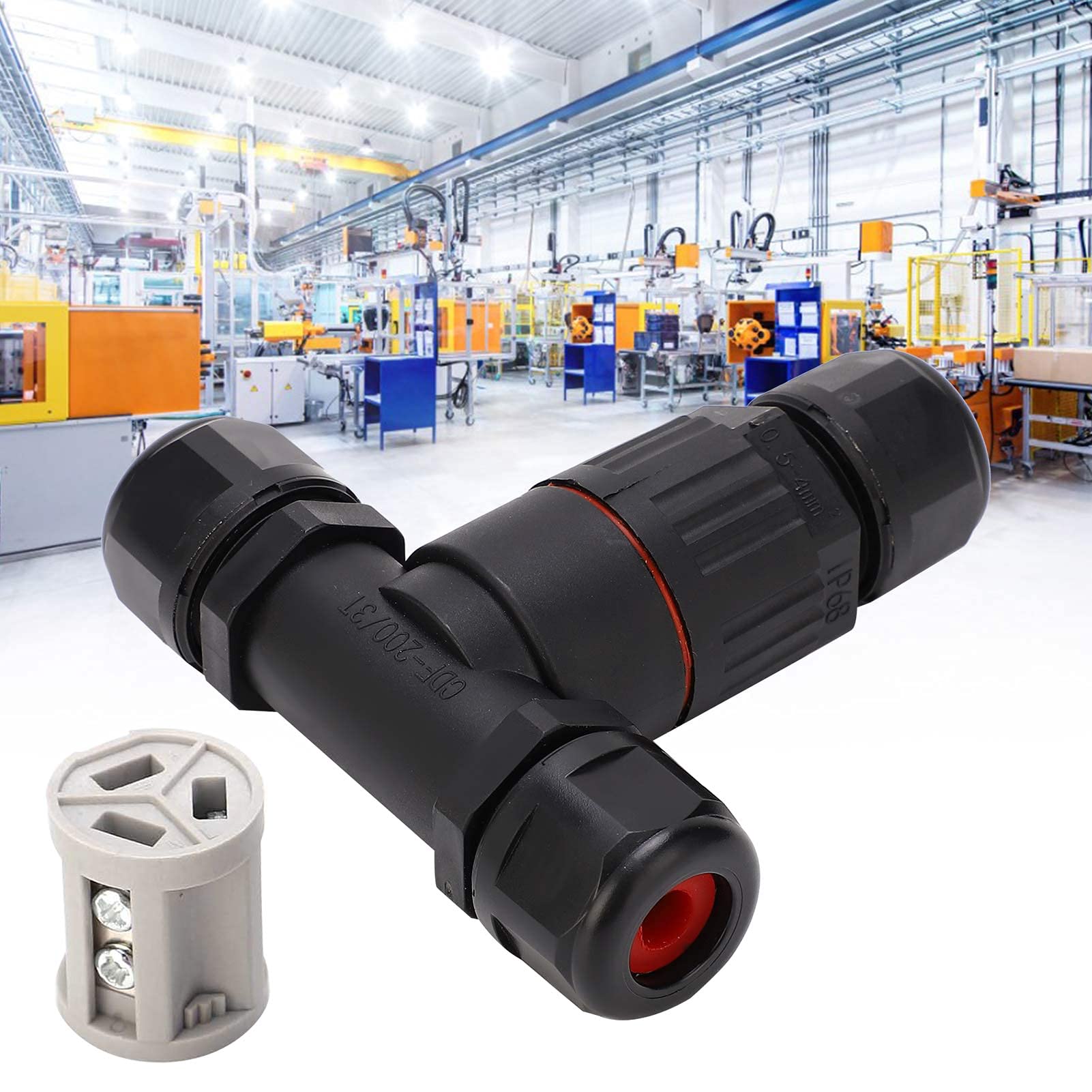 Waterproof Wire Connector - Easy to Install Wire-to-Wire Adapter for Outdoor & Underwater Lights - Lamp Accessories for Street Lights, Pool Lights & Marine Lighting - Safe, Durable & Non-Toxic Electrical Connector