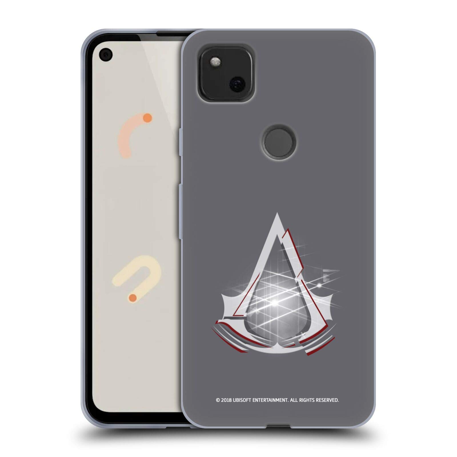 Assassin's Creed Pixel 4a Case - Licensed Soft Gel Cover for Gaming Fans