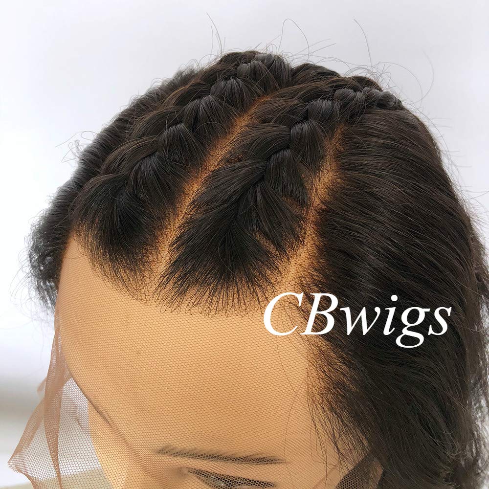 Glueless 360 Lace Frontal Wig - 18 Inch Natural Straight Brazilian Remy Human Hair - 130% Density for Black Women | Perfect for Daily Wear, Parties & Special Occasions