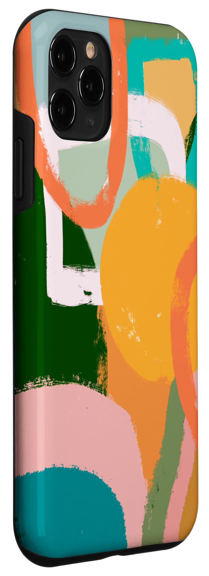 iPhone 11 Pro Case - Colorful Modern Abstract Art Design | Soft Grunge Style Protective Cover | Perfect for Artists, Students & Creative Professionals | Durable & Stylish Phone Accessory for Daily Use & Travel