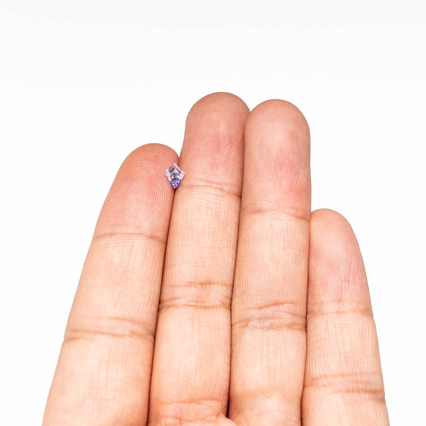 0.47ct Natural Kite Step Cut Sapphire - 5.79x4.58x3.05mm Blue Gemstone for Engagement Rings & Fine Jewelry Making