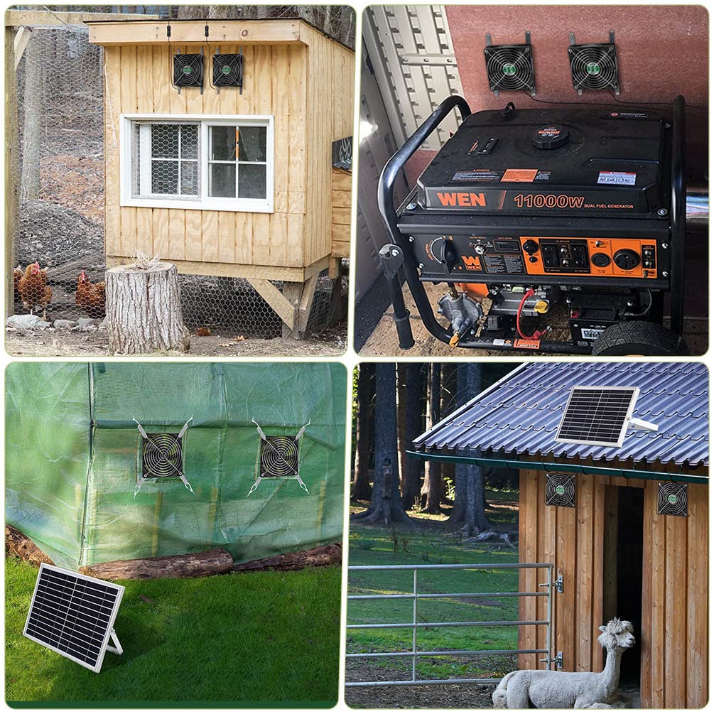 Solar Powered Fan - Dual 5