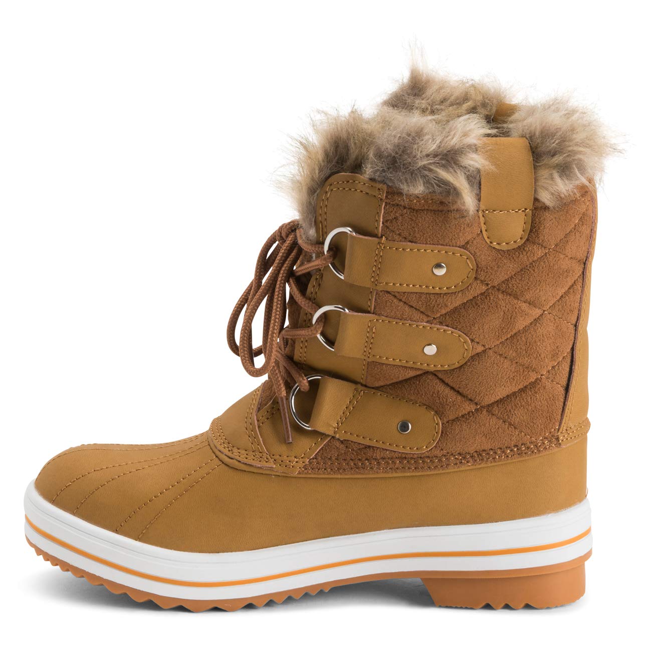 Polar Products Women's Quilted Snow Boots - Waterproof Winter Boots for Snow & Rain - Warm & Comfortable for Outdoor Activities, Hiking & Cold Weather